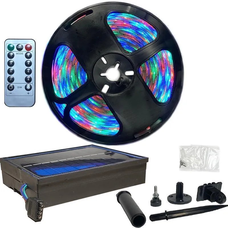 Ταινία LED Τροφοδοσίας USB (5V) RGB Μήκους 5m και 60 LED ανά Μέτρο με Τηλεχειριστήριο Τύπου SMD3528