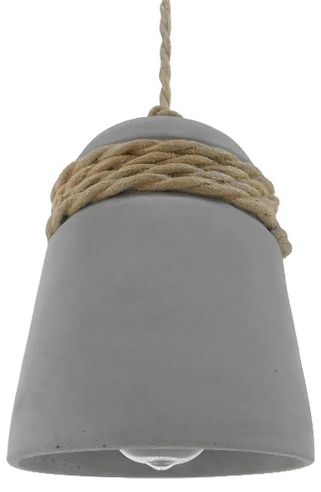 Φωτιστικό Οροφής Etesian 01319 Grey GloboStar Cement