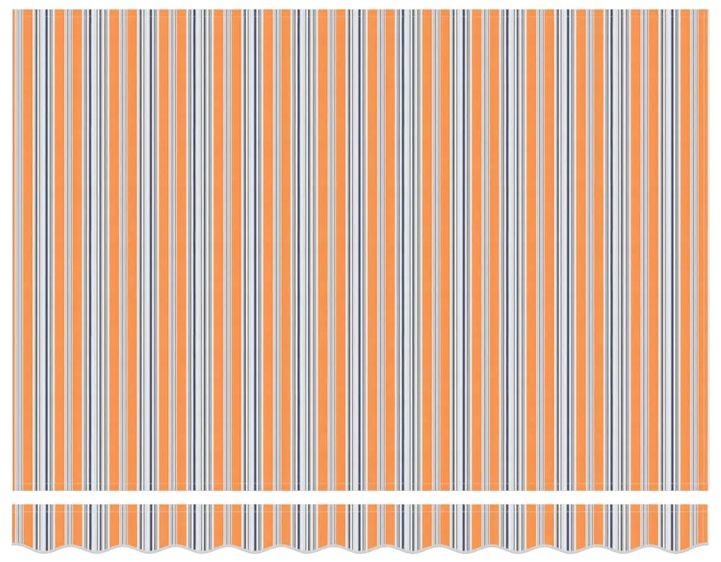 vidaXL Αυτόματη Σχινόβερα Πολύχρωμο Ριγέ 350x250εκ