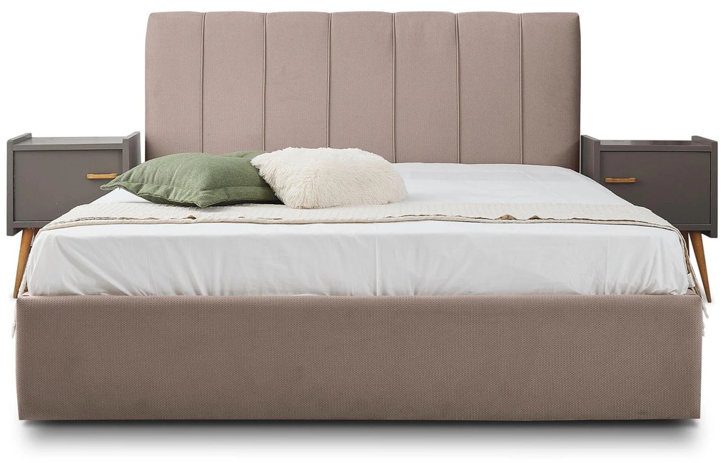 Επενδυμένο Κρεβάτι New York-Anthraki-150 x 200-Με μηχανισμό ανύψωσης
