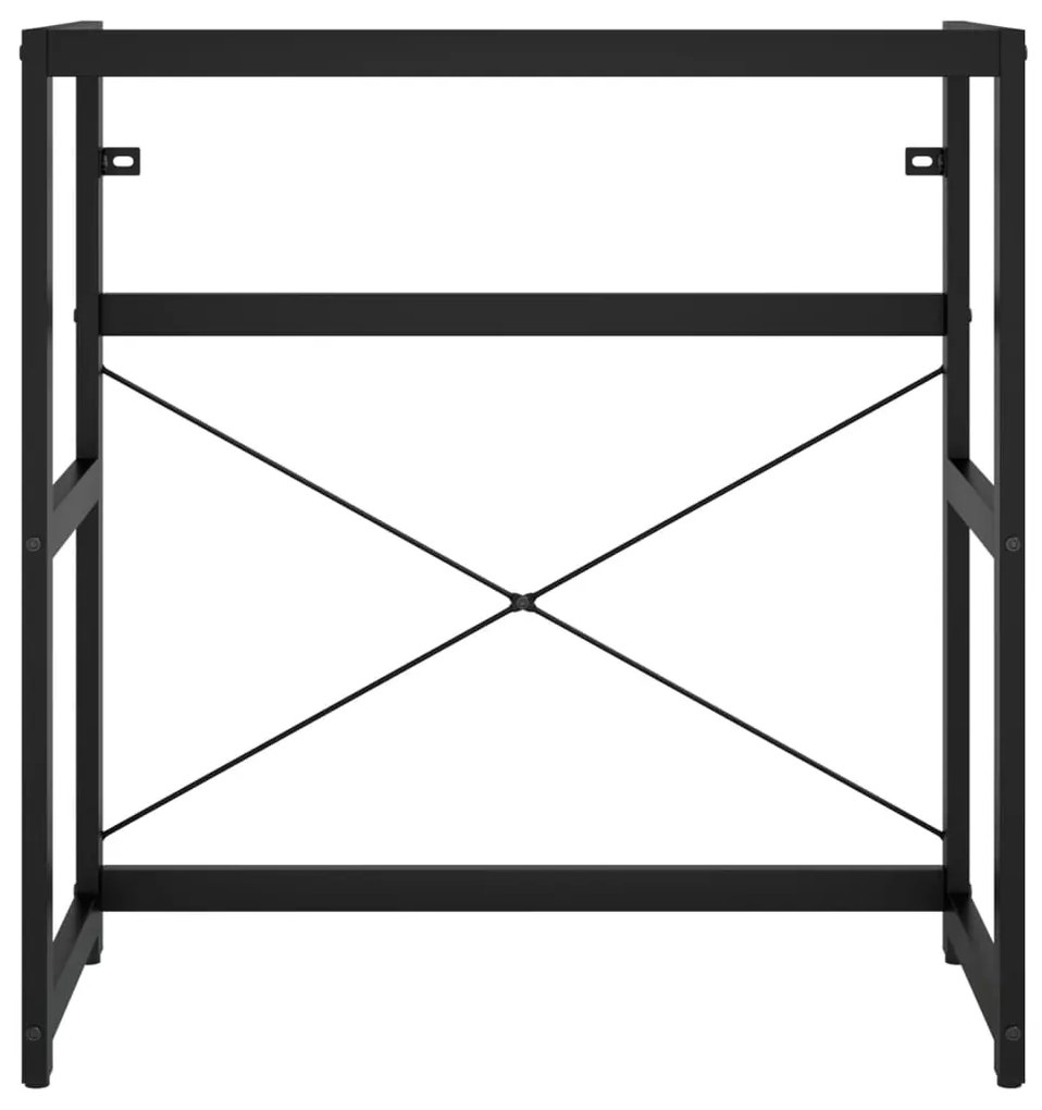 vidaXL Έπιπλο Μπάνιου Μαύρο 79 x 38 x 83 εκ. Σιδερένιο