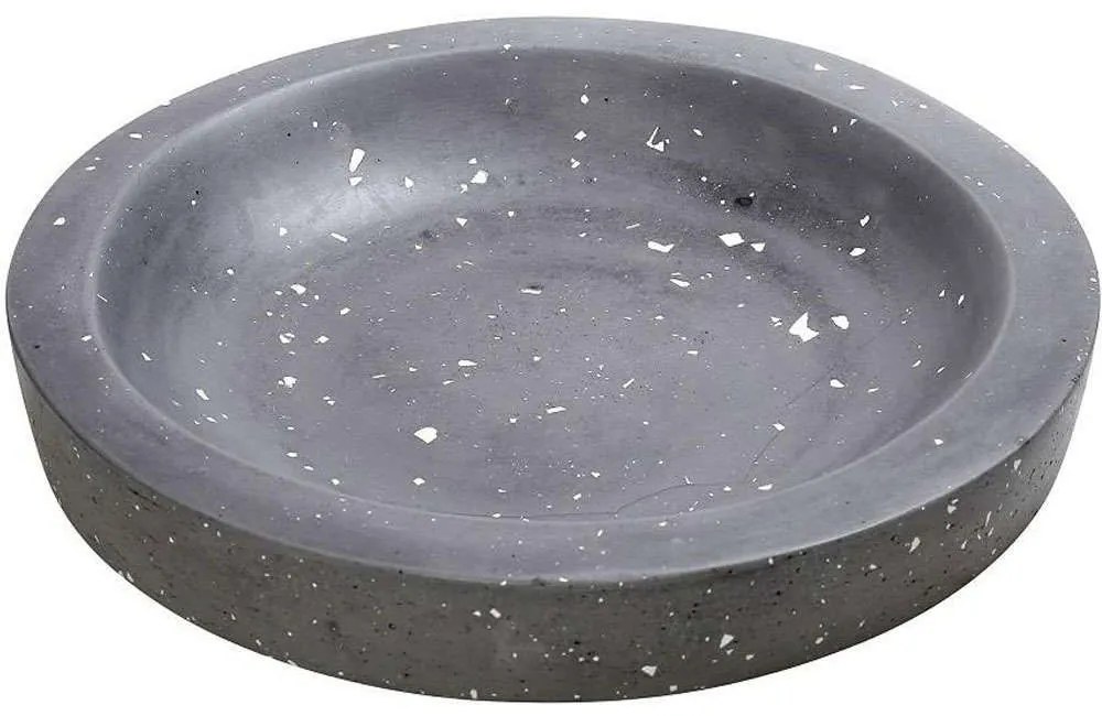 Διακοσμητικό Μπωλ Μωσαϊκό TZB115 36x36x5cm Anthracite Espiel Cement