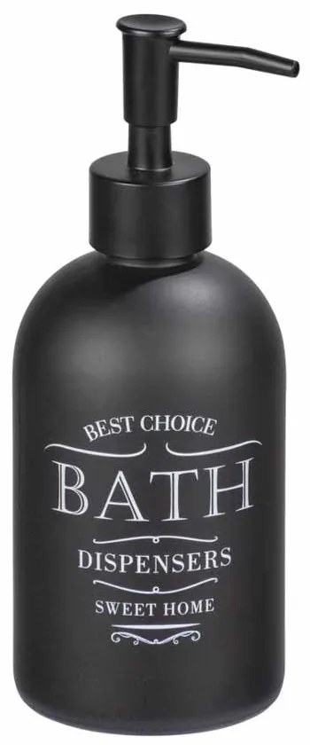 Dispenser Μπάνιου 400ml Wenko Sweet Home Black 24761100