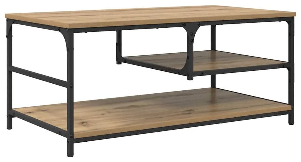 vidaXL Τραπεζάκι σαλονιού Artisan Oak 90 x 49 x 40 εκ