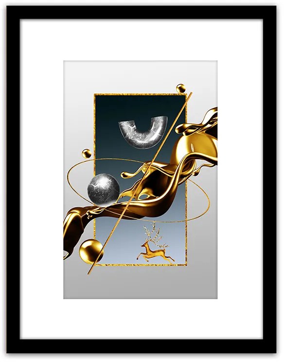 Πίνακας Σε Κορνίζα ArteLibre Πλαστικό 'Abstract' 35x45x1.8cm-14680088