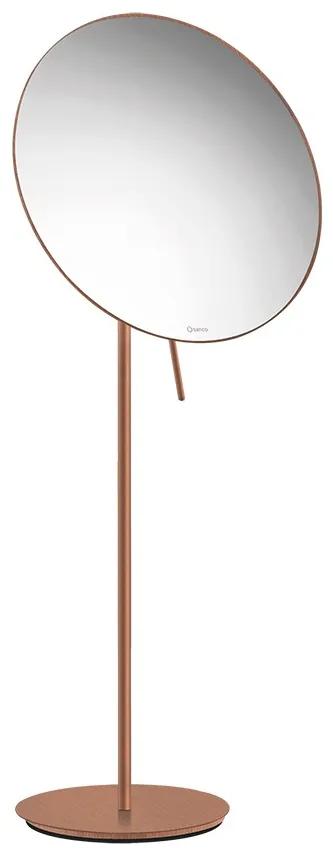 Επικαθήμενος Μεγεθυντικός Καθρέπτης x5 Ø25xH60 cm Old Copper Mat Sanco Cosmetic Mirrors MR-766-M26