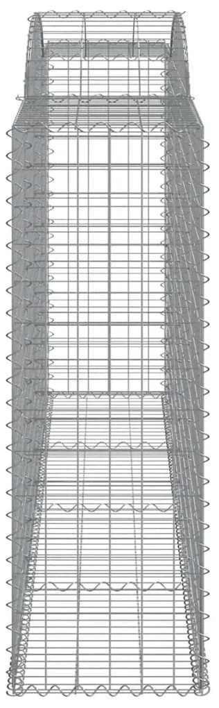 vidaXL Συρματοκιβώτια Τοξωτά 25 τεμ. 300x50x140/160 εκ. Γαλβαν. Ατσάλι