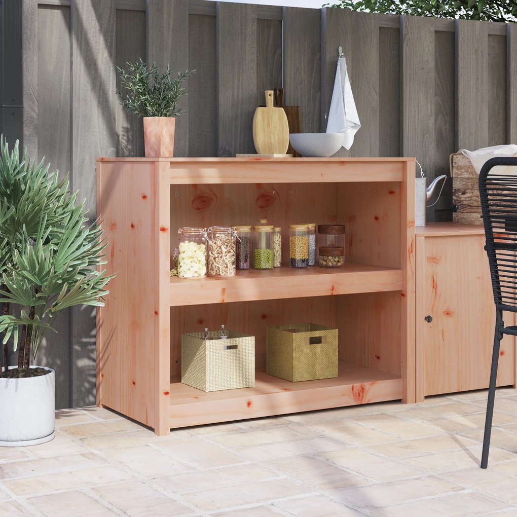 vidaXL Ντουλάπα Εξωτερικής Κουζίνας 106x55x92 εκ Στερεό Ξύλο Douglas