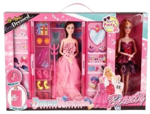 Σετ Κούκλες με Αξεσουάρ Ομορφιάς