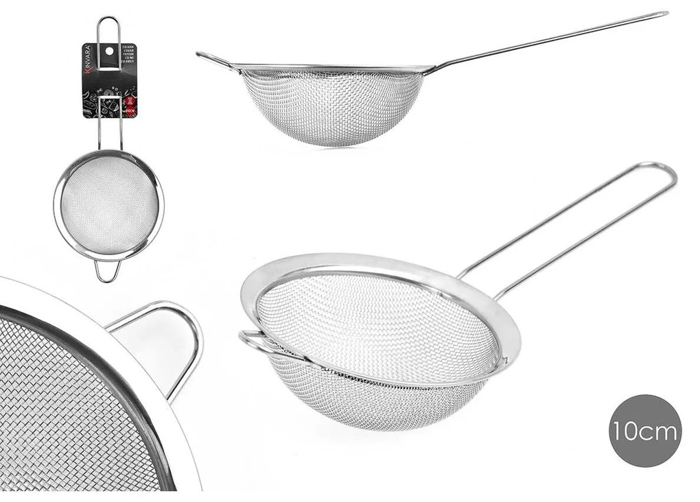 Σουρωτήρι Kinvara Μέταλλο Χάλυβας 10 x 23,5 x 4,5 cm (12 Μονάδες)