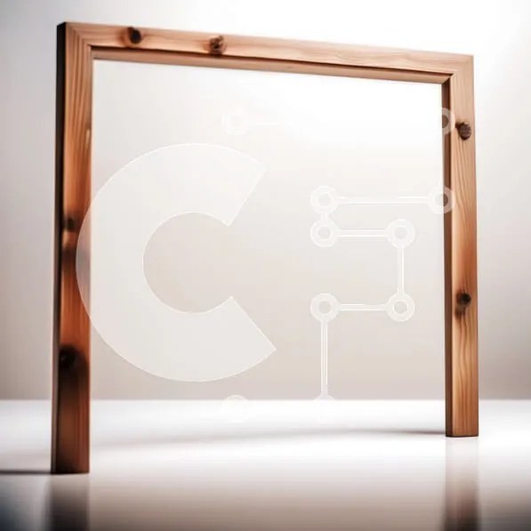 Intra Συλλεκτικό Ξύλινο Παζλ Plywood  4mm - Απλό και μινιμαλιστικό ξύλινο πλαίσιο σε λευκό φόντο Σε Ξύλινο Κουτί - Διαστάσεις: 10x10 cm – 25 κομμάτια
