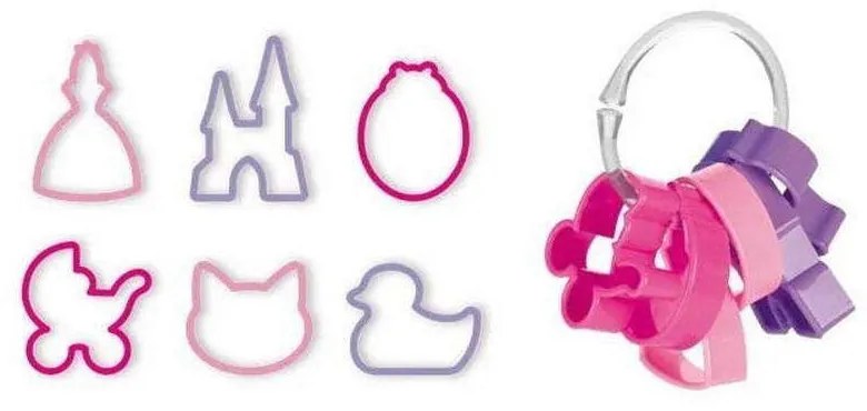 Κουπ-Πατ Για Κορίτσια Delicia Kids (Σετ 6Τμχ) 630920 Multi Tescoma Plastic