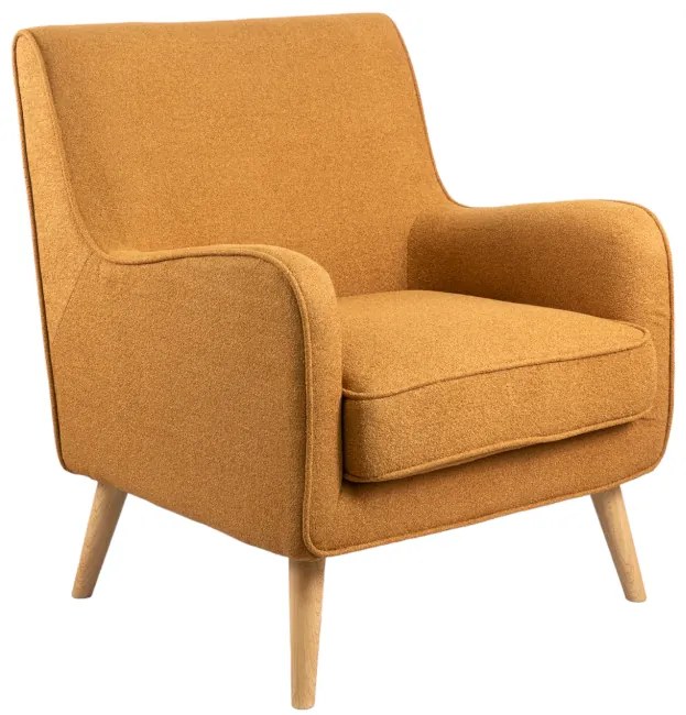 Πολυθρόνα Υφασμάτινη Κεραμιδί 70,5x80x88,5εκ. Zen Collection 24.34.50228