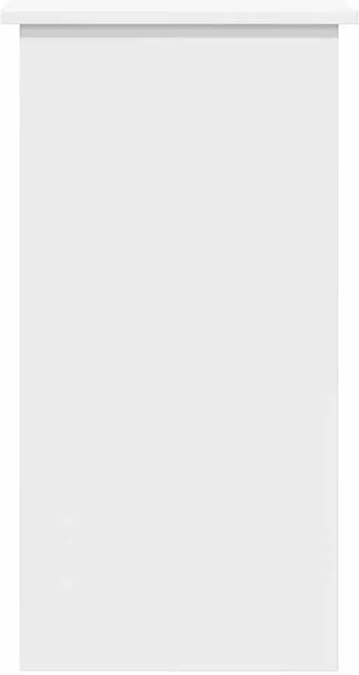 vidaXL Γραφείο Λευκό 80 x 40 x 75 εκ. από Μοριοσανίδα