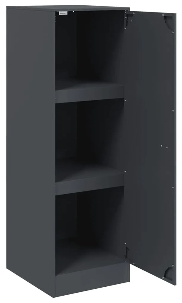 vidaXL Μπουφές Ανθρακί 34,5x39x107 εκ. από Ατσάλι