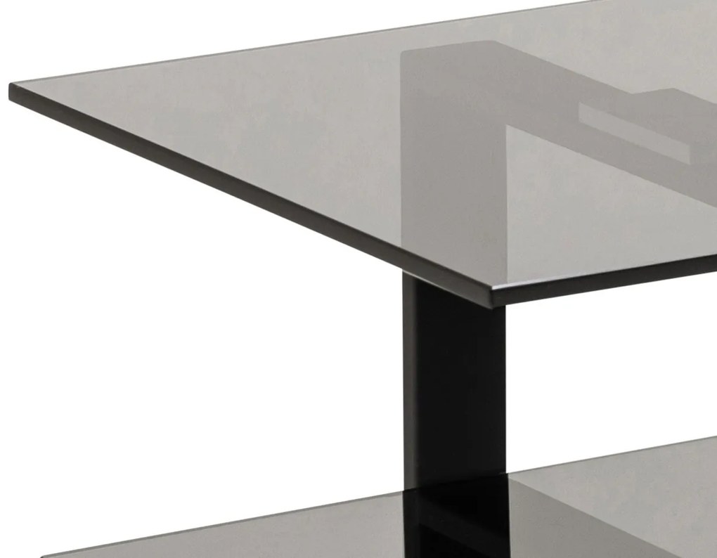 Τραπέζι Tv Oakland 344, Μαύρο, 120x32x45cm