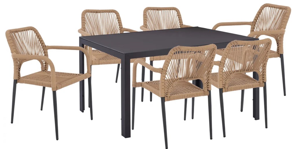 Intrahome ΣΕΤ ΤΡΑΠΕΖΑΡΙΑΣ 7 ΤΜΧ ΤΡΑΠΕΖΙ ΓΚΡΙ 150CASABLANCABU_DHCASABLANCABI90 ΚΑΙ ΠΟΛΥΘΡΟΝΑ ΜΕ ΣΧΟΙΝΙ .01 intraho-0008069