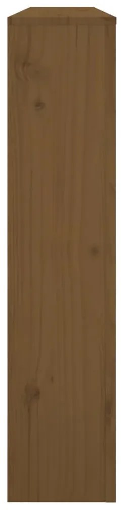 vidaXL Κάλυμμα Καλοριφέρ Καφέ μελί 153x19x84 εκ. από Μασίφ Ξύλο Πεύκου