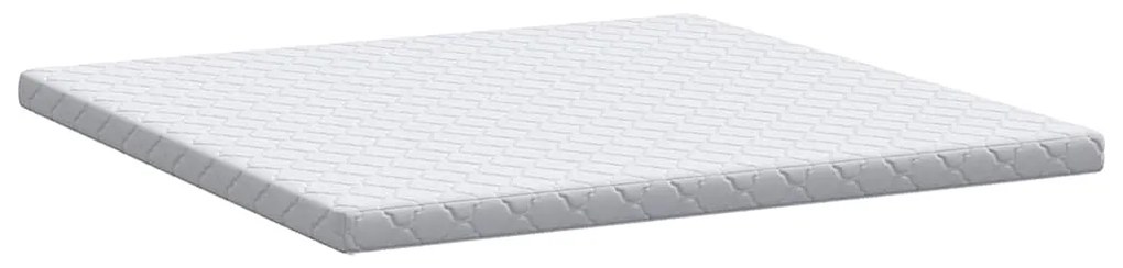 vidaXL Στρώμα με Επίστρωμα Καρύδας Λευκό 200 x 180 cm PU Αφρός