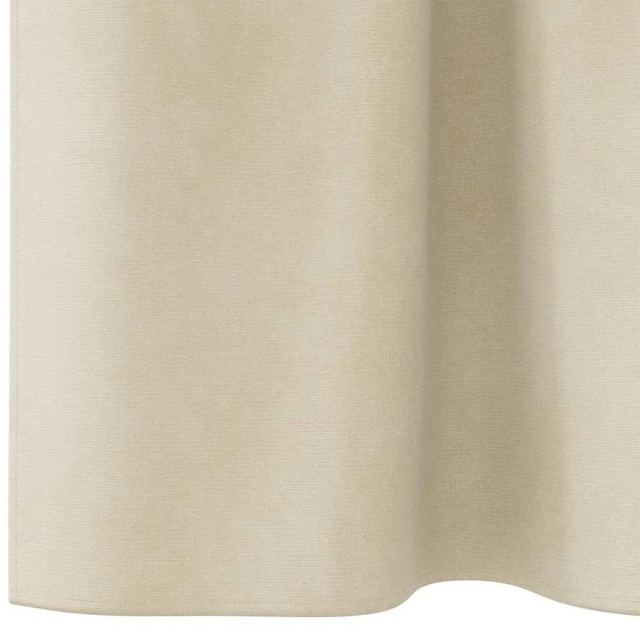 vidaXL Κουρτίνες με κουρτίνες 2 pcs Κρεμ 140 x 175 cm Βελούδο