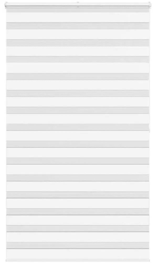 Ζέβρα τυφλή Λευκό Πλάτος υφάσματος 115,9 εκ. Πολυεστέρας
