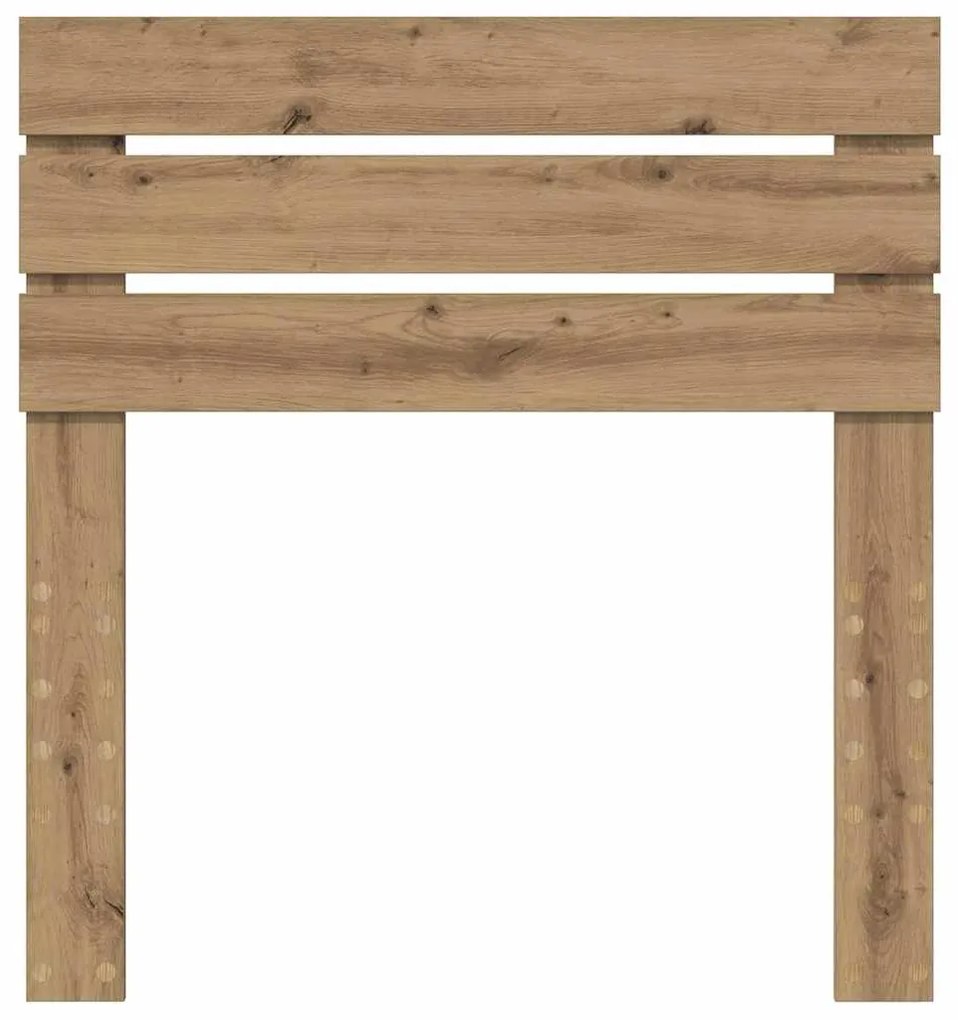 vidaXL Κεφαλάρι με κεφαλάρι Artisan Oak 100 cm Επεξεργασμένο ξύλο