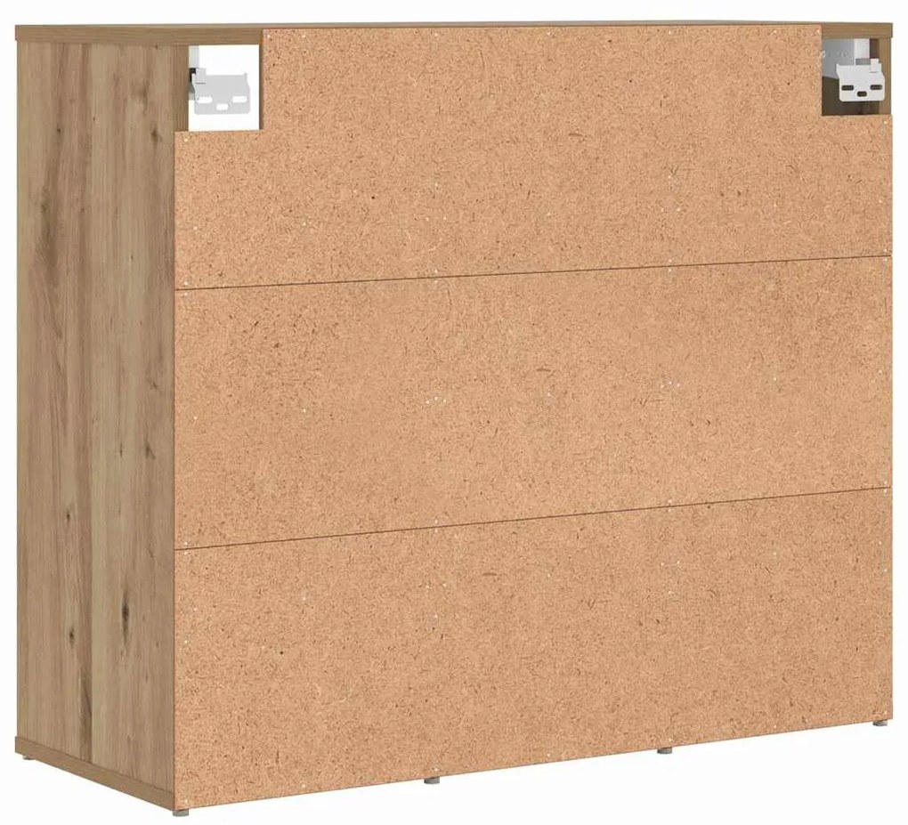 vidaXL Παπουτσοθήκη artisan δρυς 77.5 x 30 x 67 εκ. Επεξεργασμένο ξύλο