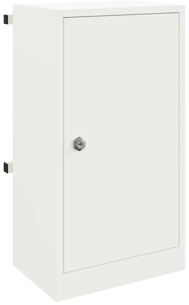 vidaXL γραμματοκιβώτιο Λευκό 30 x 23 x 55 εκ. Ατσάλι