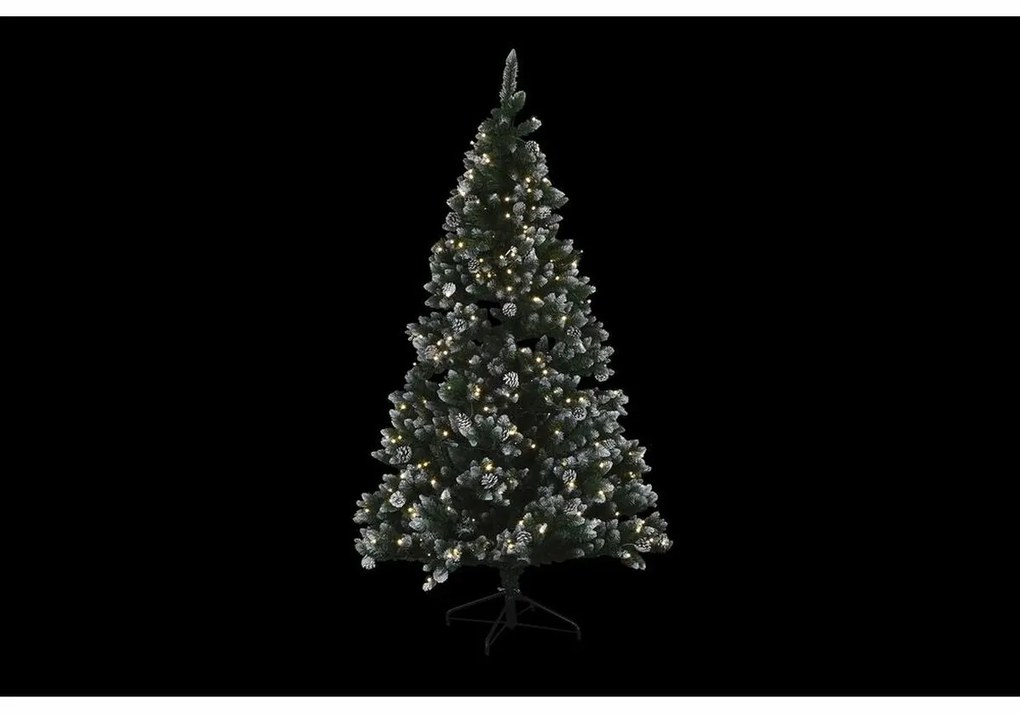 Χριστουγεννιάτικο δέντρο DKD Home Decor Φως LED Πράσινο Μέταλλο πολυαιθυλένιο 130 x 130 x 218 cm