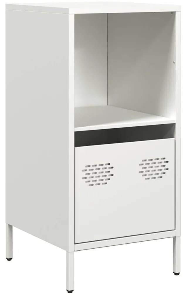 vidaXL Ντουλάπι Λευκό 35x39x73,5 εκ. από Χάλυβα Ψυχρής Έλασης