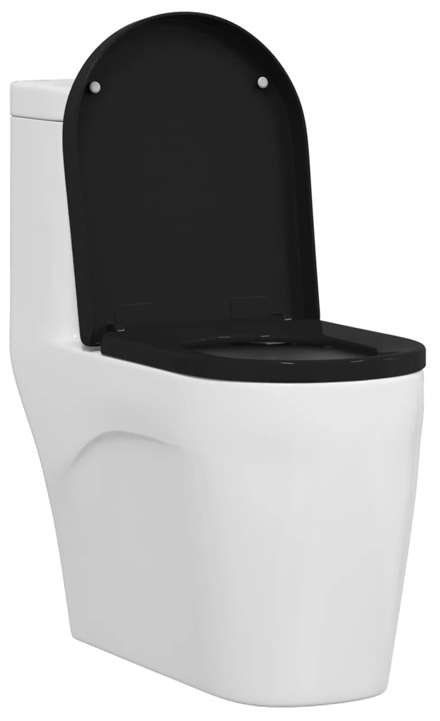 vidaXL Λεκάνη Μαύρο 48 x 36.5 x 4.5 εκ Πολυπροπυλένιο