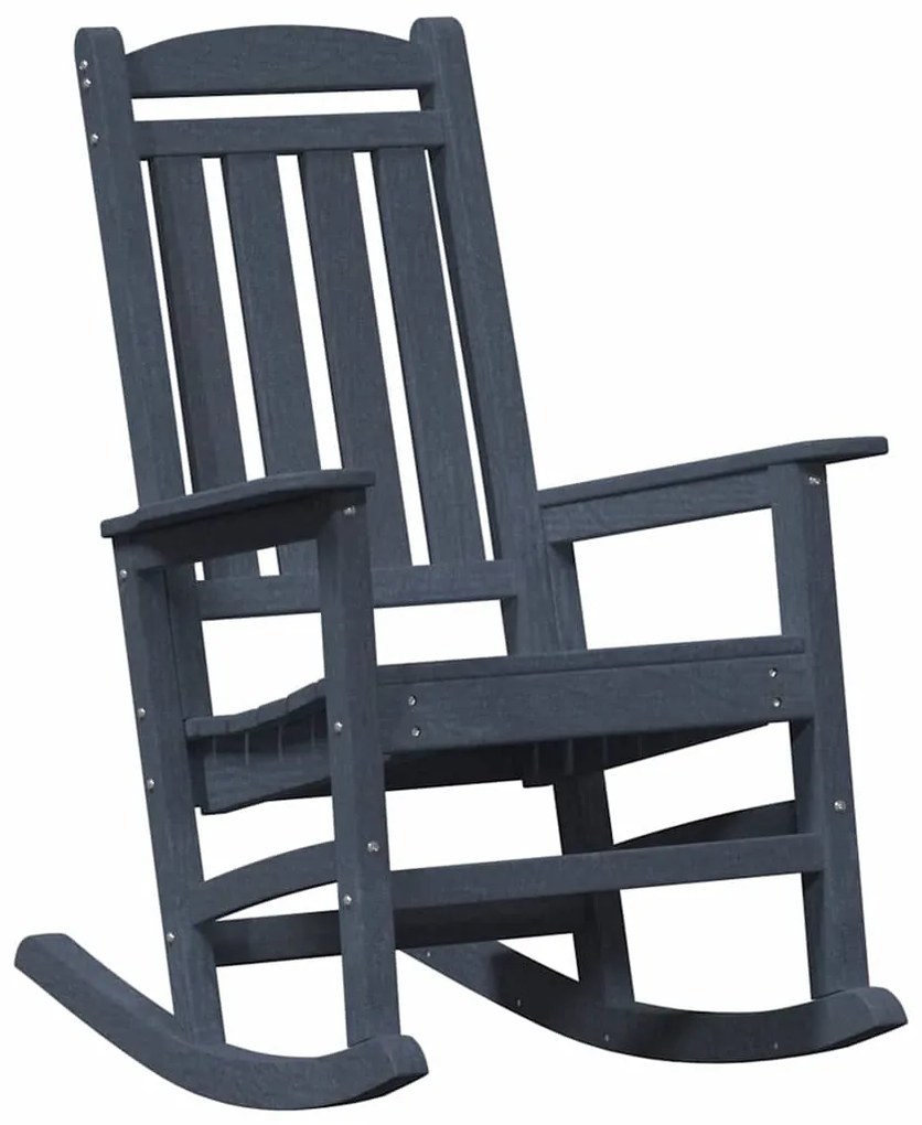 vidaXL Κουνιστή καρέκλα 2 pcs Ναυτικό μπλε 92 x 70 x 108 εκ