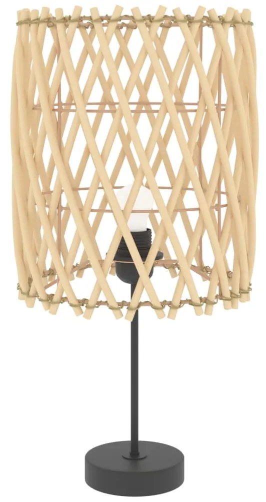 Καπέλο Φωτιστικού Ø23x28 εκ. από Wicker - Καφέ