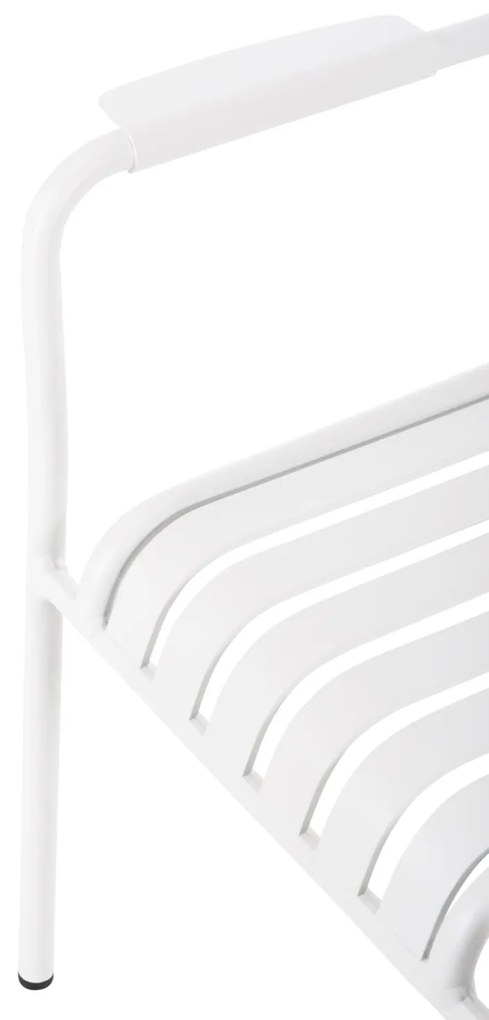 Σετ Κήπου Τραπεζαρία KRUM C21146 7 τεμ. Αλουμίνιο Λευκό 160x90x73 εκ.