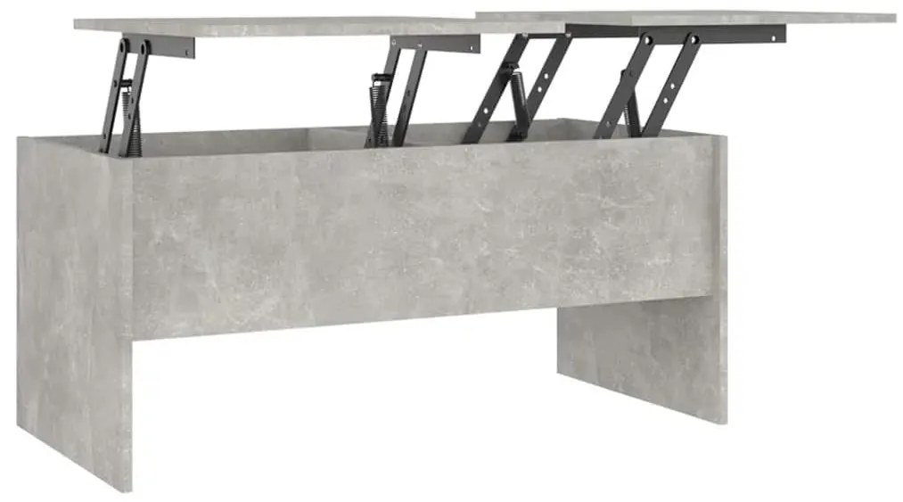vidaXL Τραπεζάκι Σαλονιού Γκρι Σκυρ. 102x50,5x46,5 εκ. Επεξεργ. Ξύλο