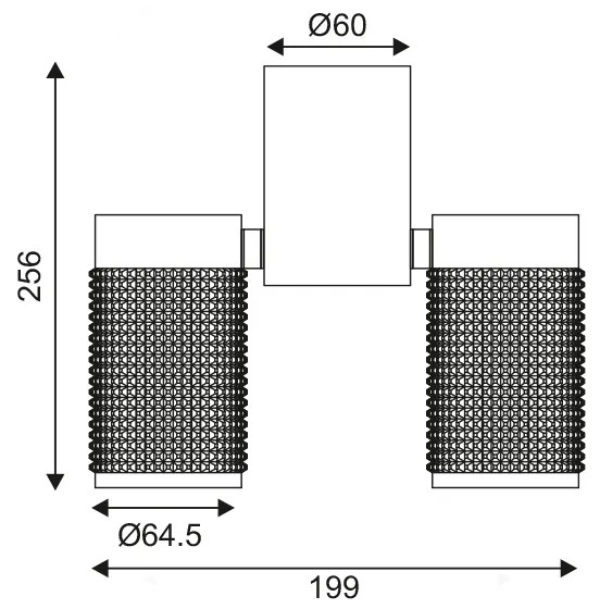 ΟΡΟΦΗΣ ΦΩΤΙΣΤΙΚΟ 2ΧGU10 ΜΑΥΡΟ ΑΛΟΥΜΙΝΙΟ 6,5X20X26CM MEGATRON1 - YL10C217BK - YL10C217BK