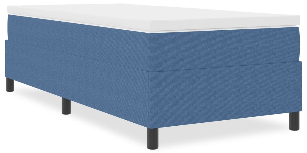 vidaXL Κρεβάτι Box Spring Μπλε 100x200 εκ Κορντούρα