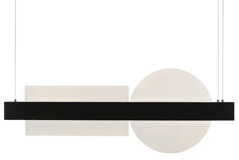 Φωτιστικό Κρεμαστο Aca DCR39214 EARTH Μαύρο Ματ (Black Mat) 3000K