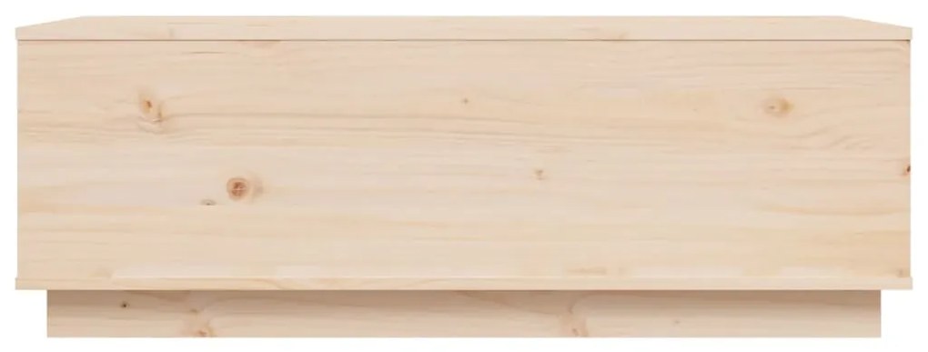 vidaXL Τραπεζάκι Σαλονιού Γκρι 100x50x35 εκ. από Μασίφ Ξύλο Πεύκου