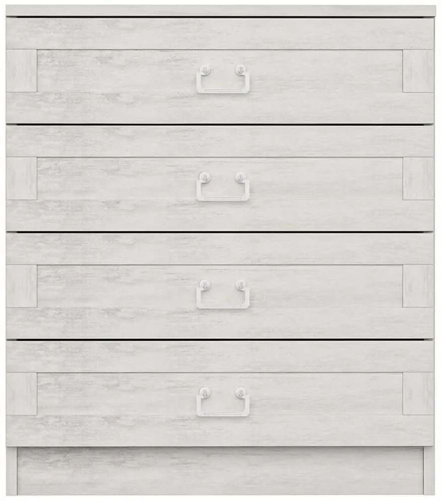 Συρταριέρα Kale 506MNR1527 72x42x77cm White