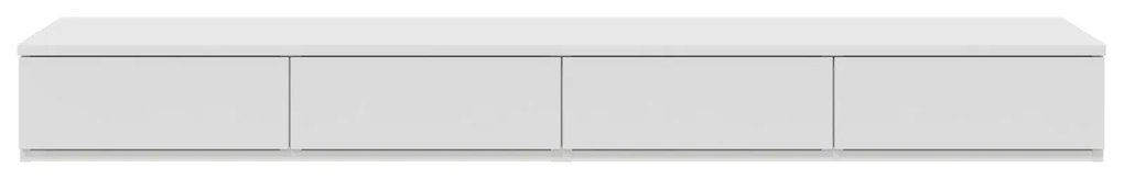 vidaXL Συρτάρια Κρεβατιού Λευκό 150x36,5x16,5 εκ Επεξεργασμένου Ξύλου
