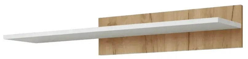 MATIS Επιτοίχιο ράφι Barcelona Χρυσός Δρυς Matis670436