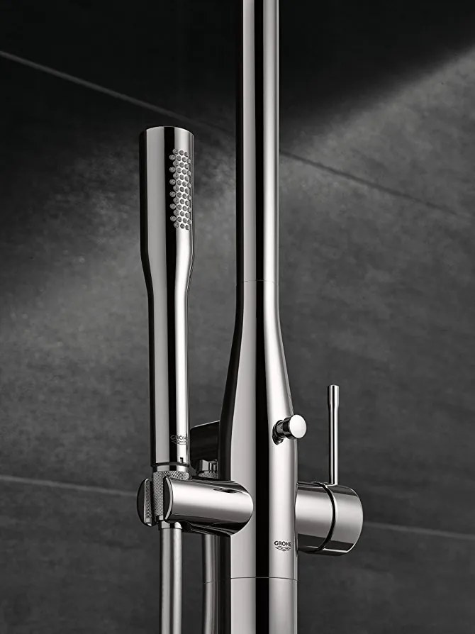 Επιδαπέδια κολώνα ντουζ Grohe Essense Super steel