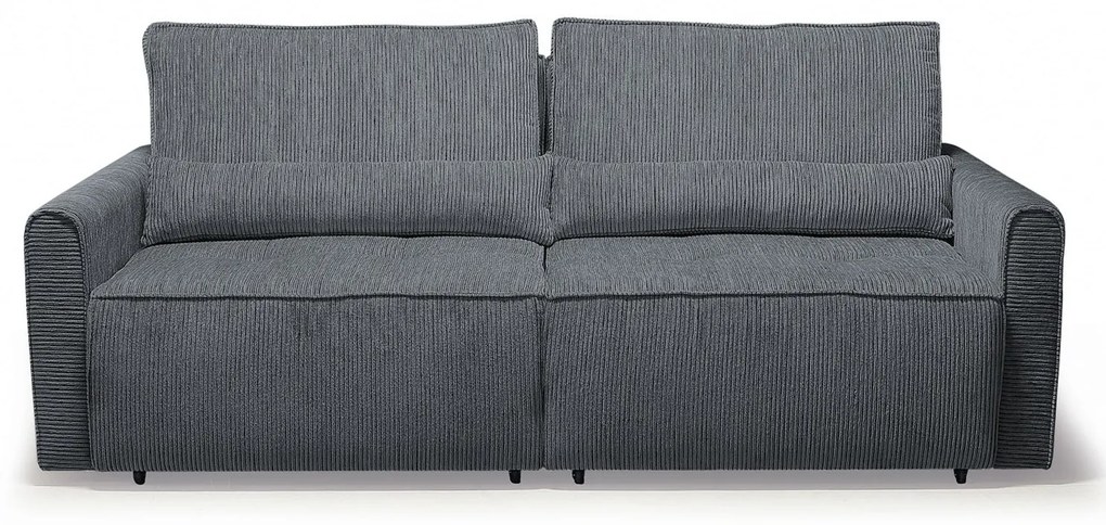 Καναπές Κρεβάτι Τριθέσιος ArteLibre SHELBY Γκρι 215x110x90cm