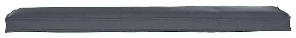 vidaXL Μαξιλάρι παλέτας Ανθρακί 180 x 40 x 8 εκ. Ύφασμα Oxford