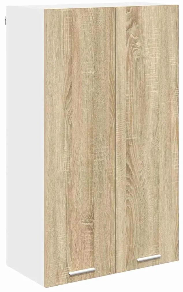 vidaXL Κρεμαστό ντουλάπι με αποθήκευση Δρύς Sonoma 60 x 31 x 100 εκ.