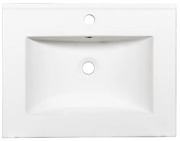 Νιπτήρας SLIM 60 γυαλιστερή πορσελάνη 60x46cm 3WBH060ΡC0