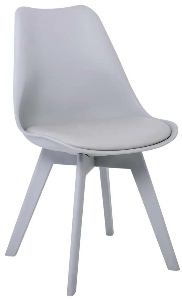Καρέκλα Martin II PP Γκρι Συσκ.2τμχ (Ποδί PP) 49x56x83cm
