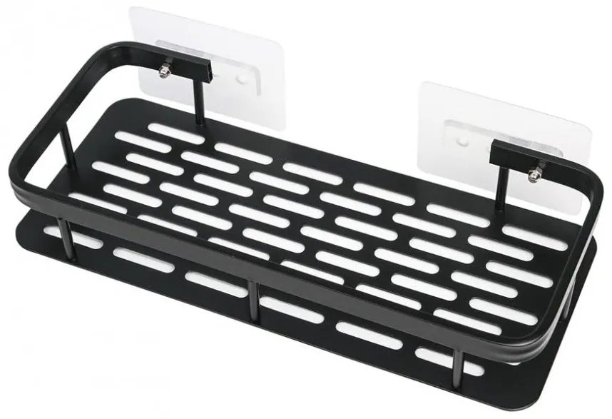Ράφι Τοίχου Huh-0162 Αλουμινίου 30x5x13cm Μαύρο HUH-0162 HOME USE HUH-0162