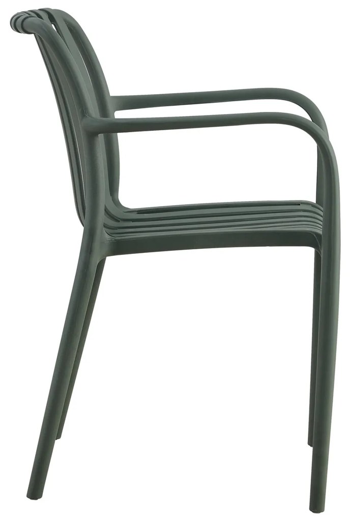 ΠΟΛΥΘΡΟΝΑ ΠΟΛΥΠΡΟΠΥΛΕΝΙΟΥ TIPPY HM5940.07 DARK OLIVE 55x55x81Υεκ 55x55x81 εκ.